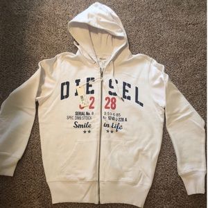 Diesel zip up hoodie